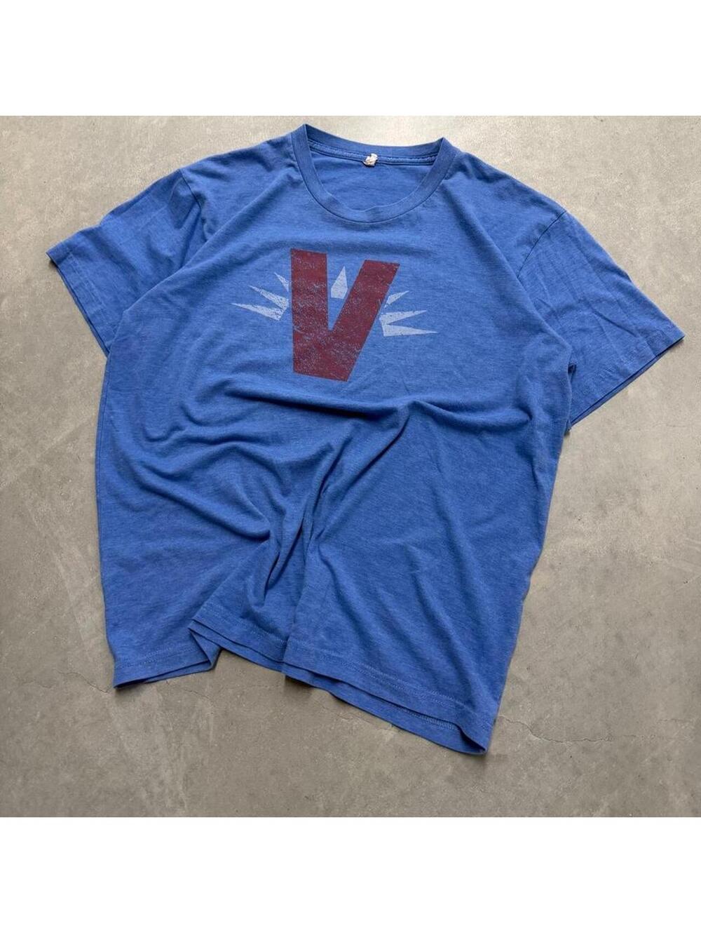 Vintage Victory Brewing Company Graphic T Shirt Men's Large Blue Beer Tee